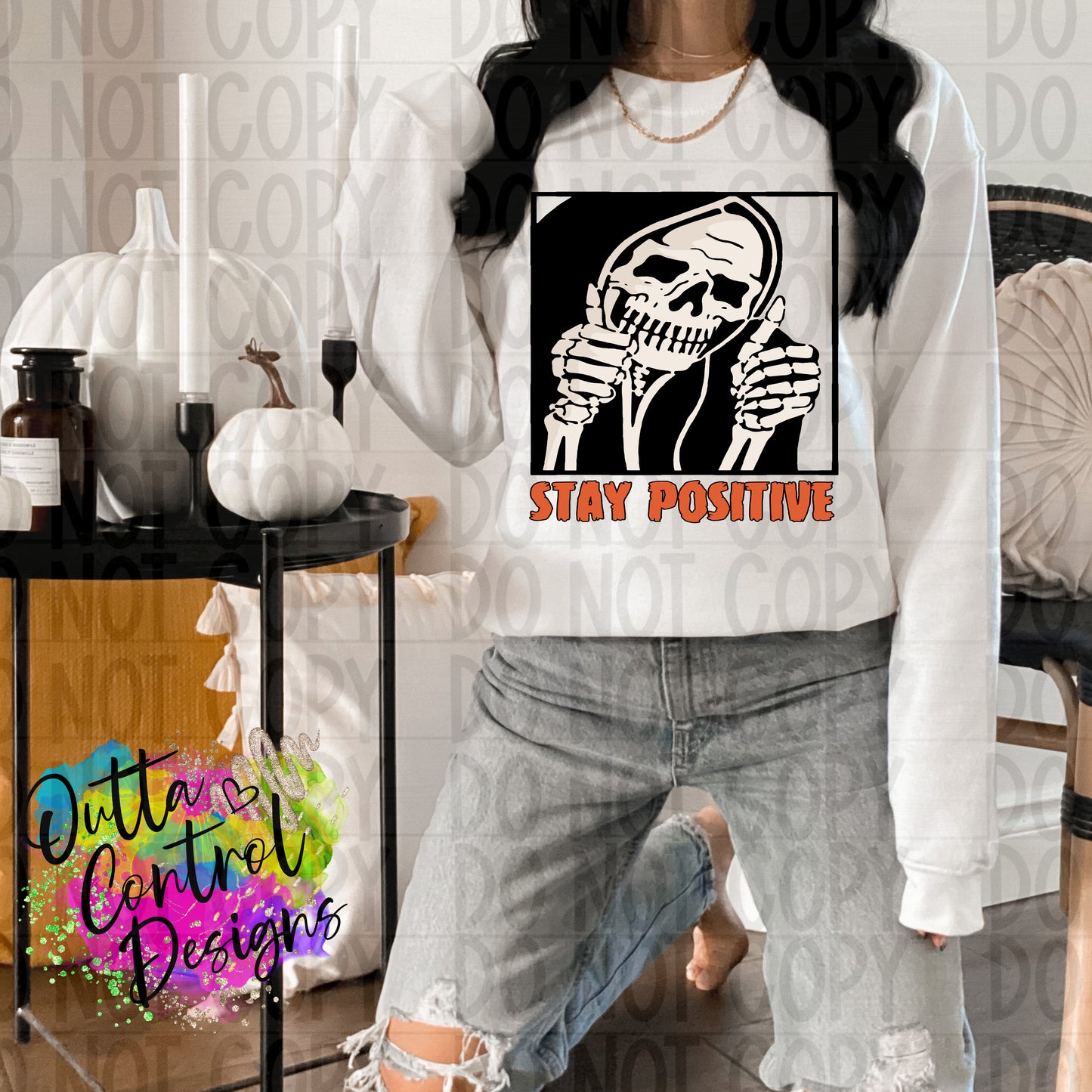 Stay Positive Ready To Press Sublimation and DTF Transfer