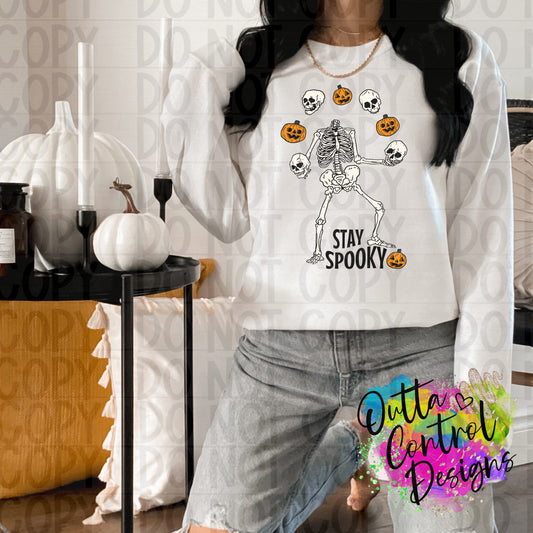 Stay Spooky Ready To Press Sublimation and DTF Transfer