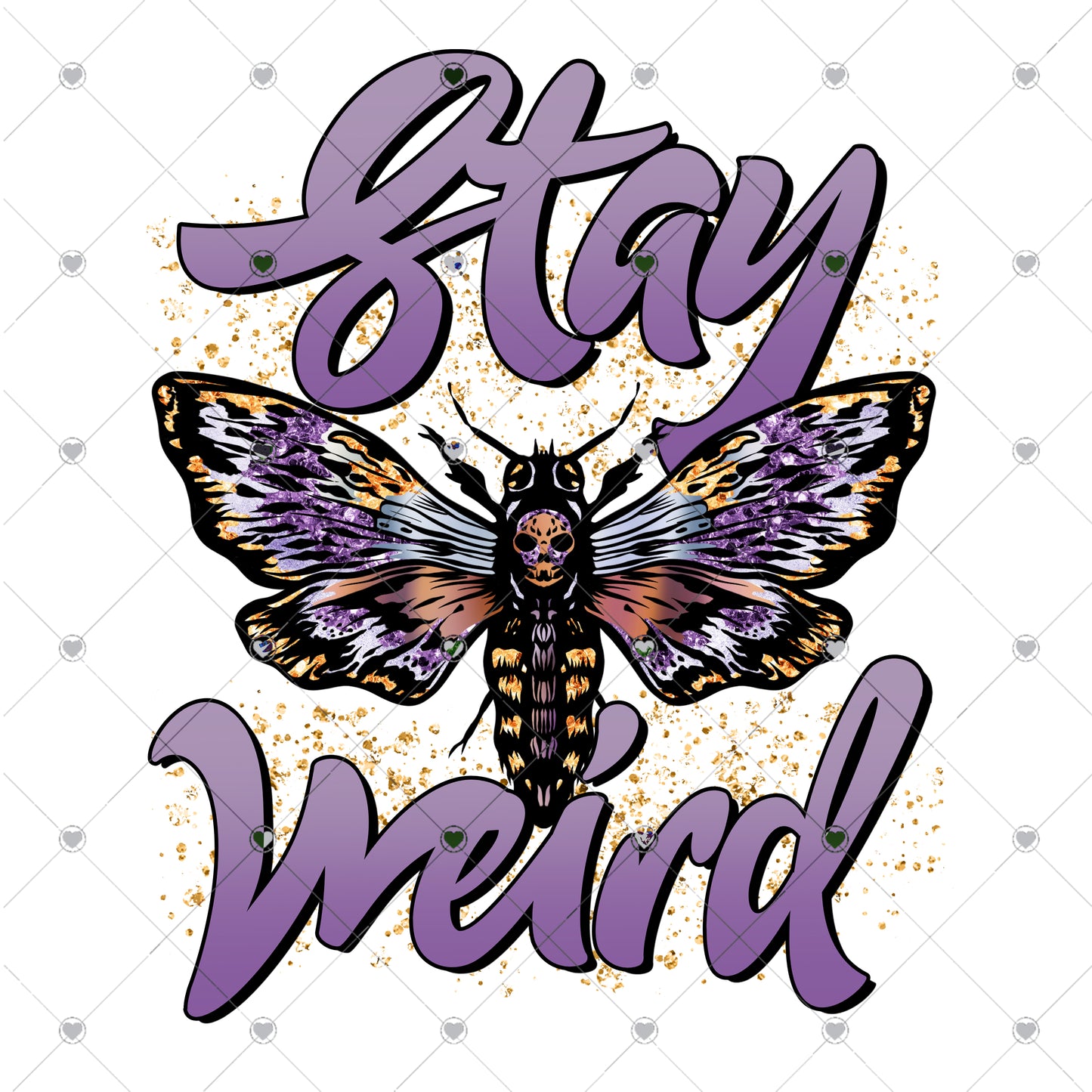 Stay Weird Ready To Press Sublimation Transfer