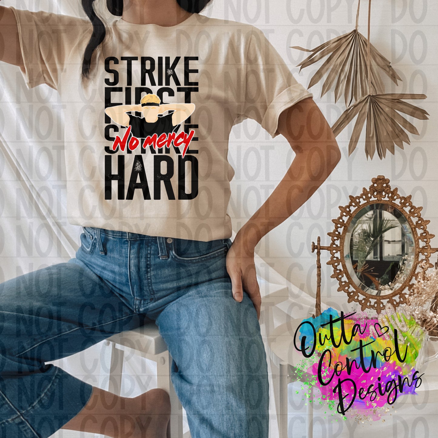 Strike First Strike Hard Ready To Press Sublimation and DTF Transfer