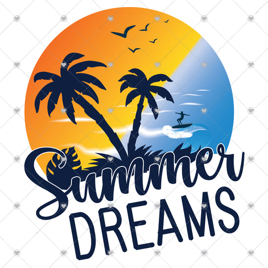 Summer Dreams Ready To Press Sublimation and DTF Transfer