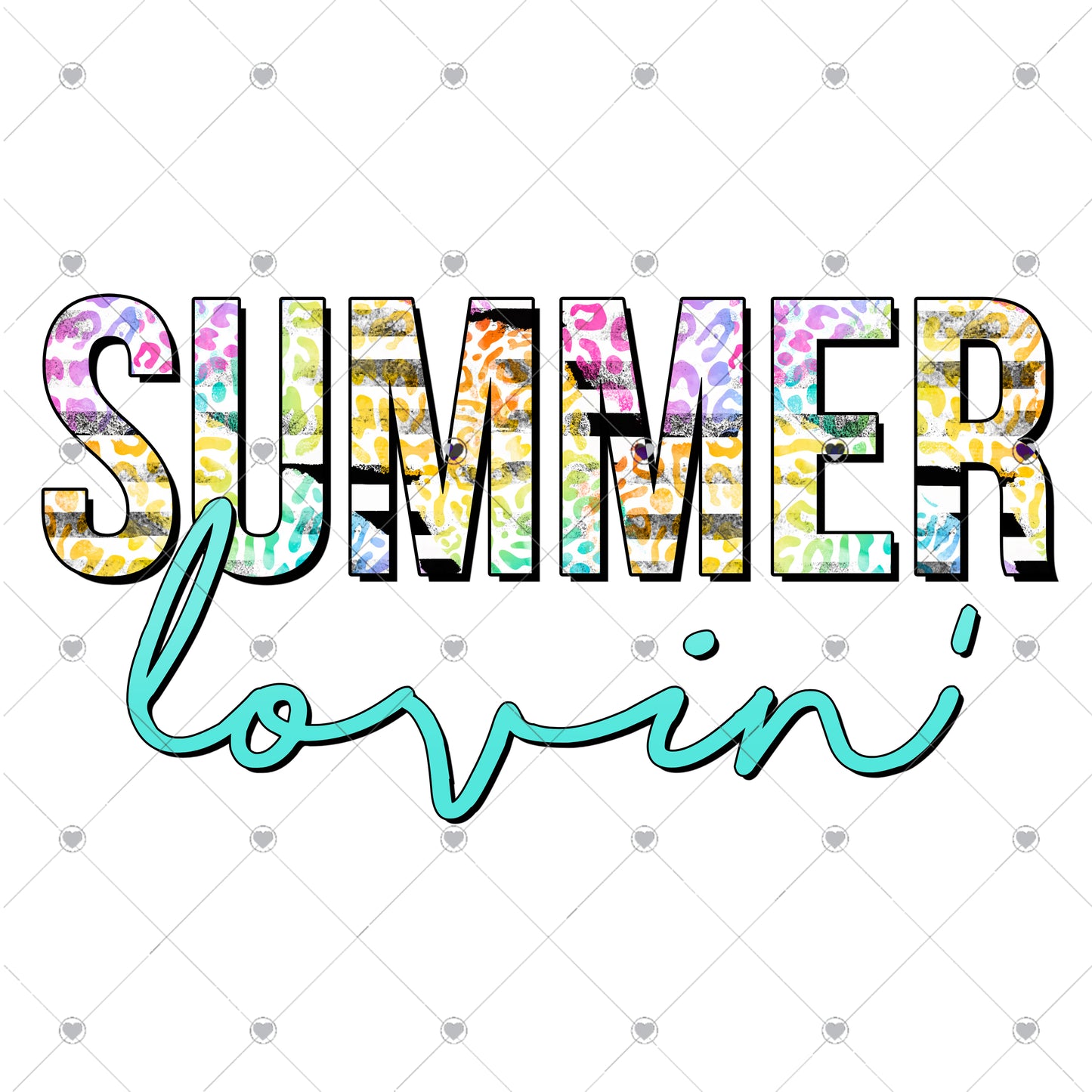 Summer Lovin Ready To Press Sublimation and DTF Transfer