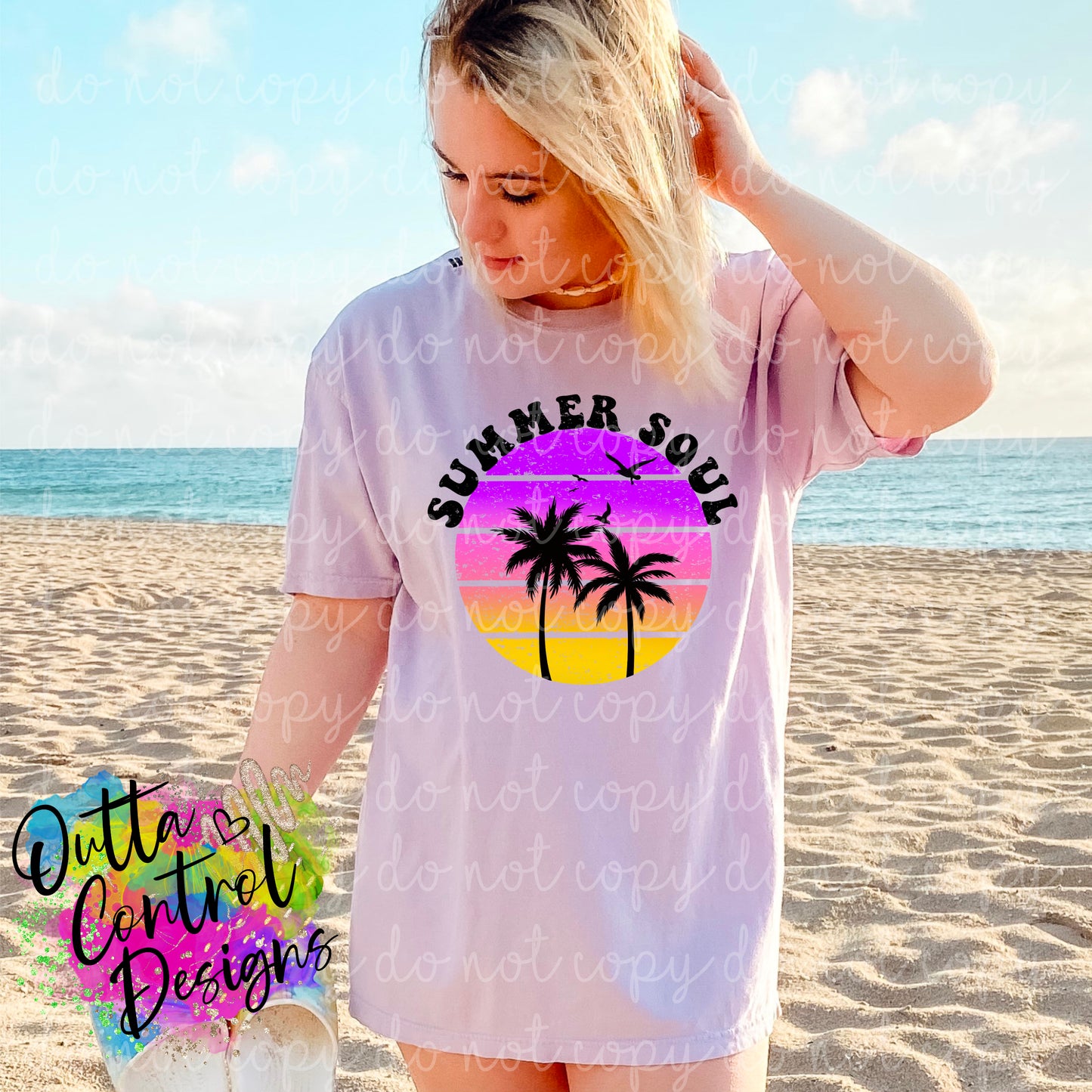 Summer Soul Ready to Press Sublimation and DTF Transfer