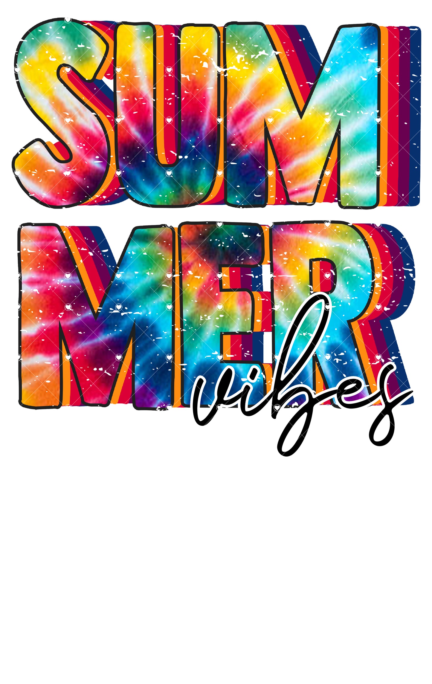 Summer Vibes Ready To Press Sublimation Transfer