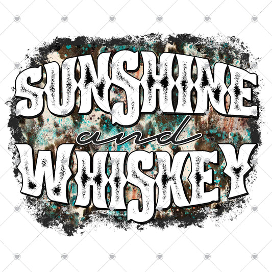 Sunshine Whiskey Ready To Press Sublimation and DTF Transfer