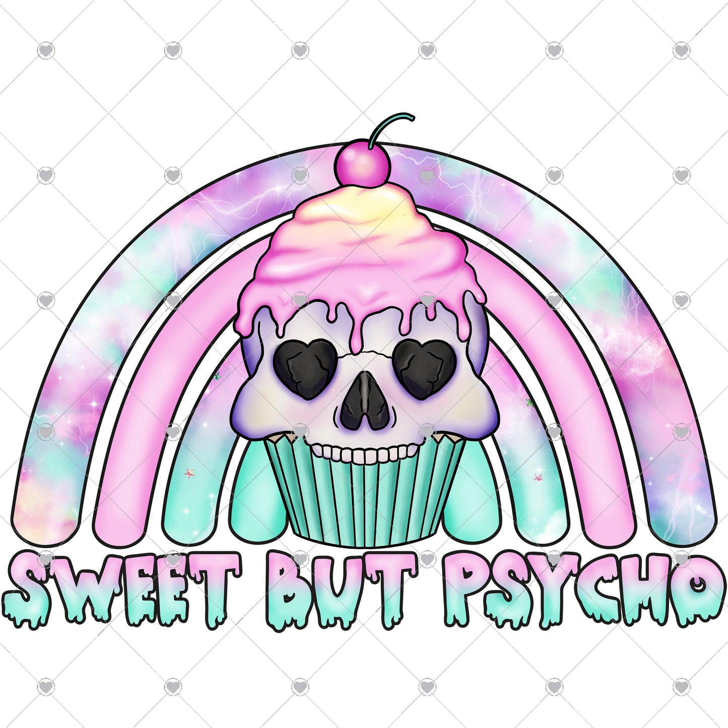 Sweet buy Psycho Ready To Press Sublimation and DTF Transfer