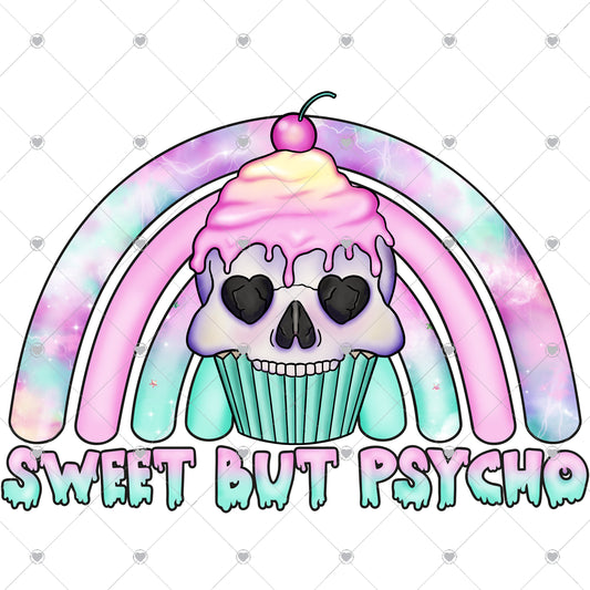 Sweet buy Psycho Ready To Press Sublimation and DTF Transfer