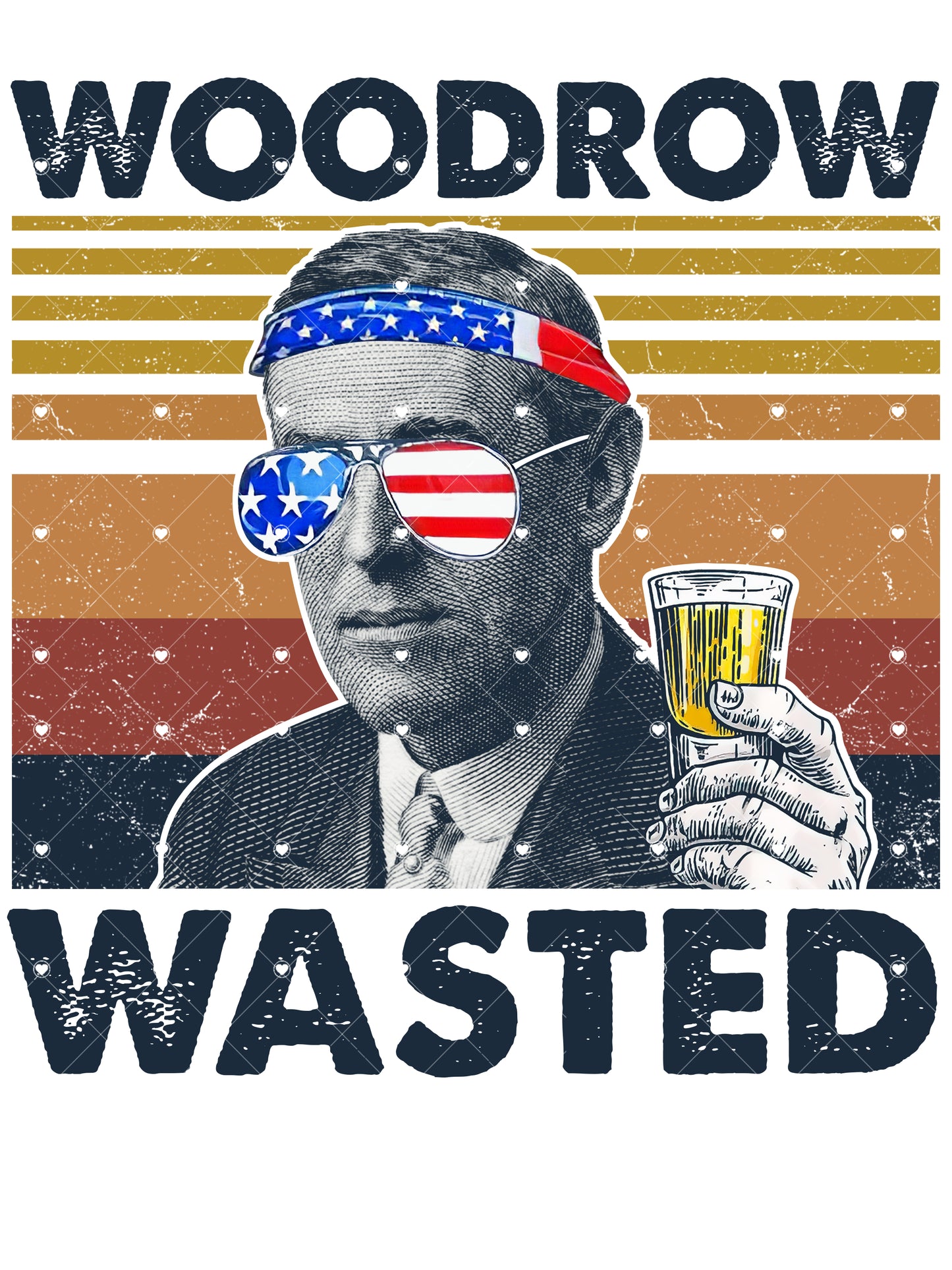 Woodrow Wasted Ready To Press Sublimation Transfer
