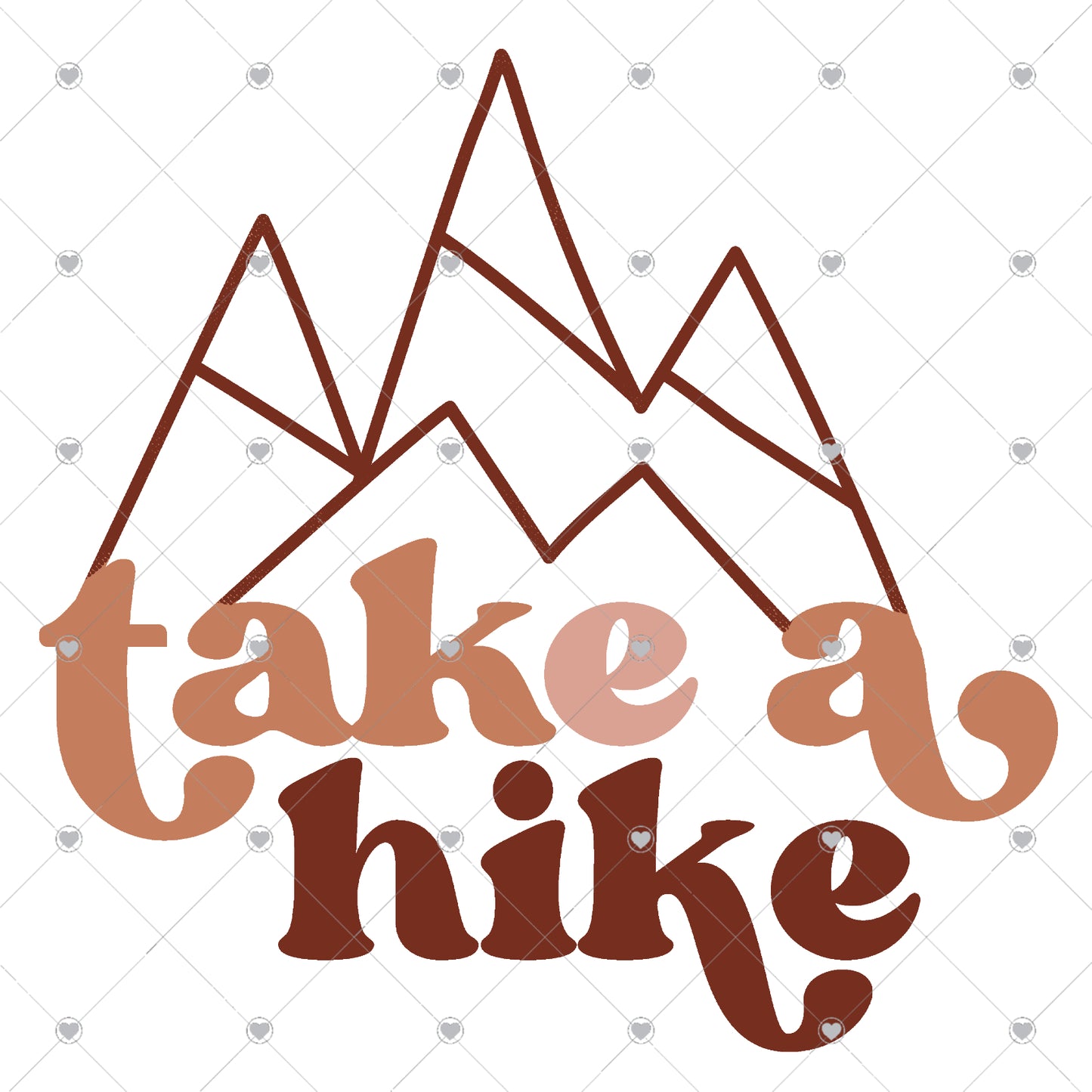 Take a Hike Ready To Press Sublimation and DTF Transfer