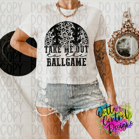 Take Me Out to the Ballgame Ready To Press Sublimation and DTF Transfer