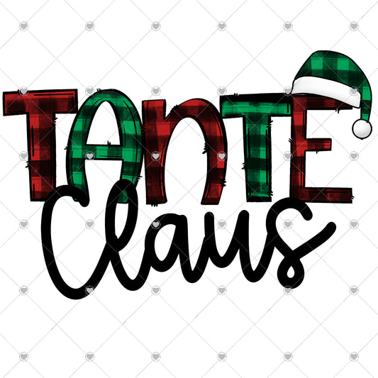 Tante Claus Ready To Press Sublimation and DTF Transfer