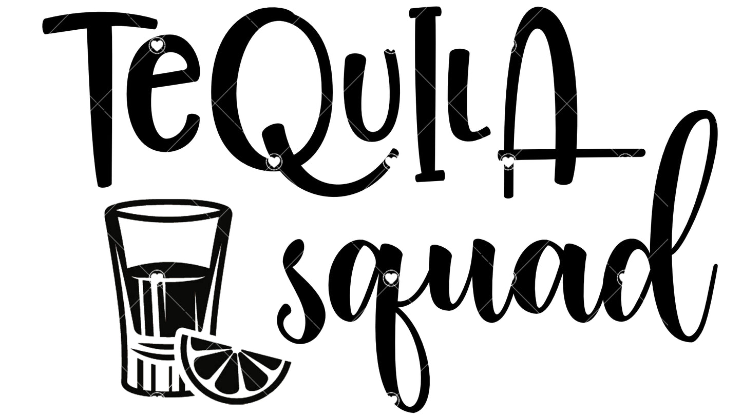 Tequila Squad Ready To Press Sublimation Transfer