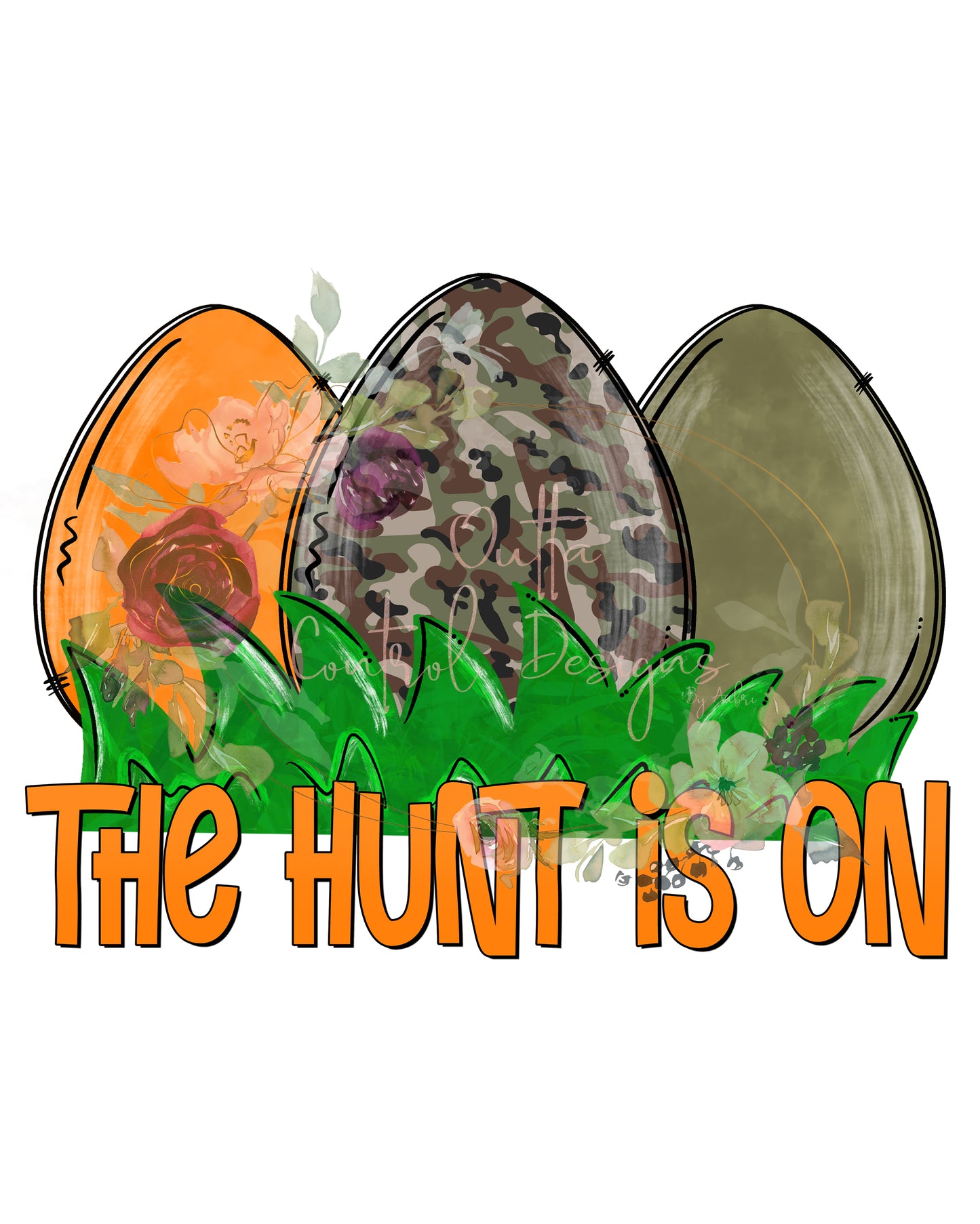 The Hunt is On Ready To Press Sublimation Transfer