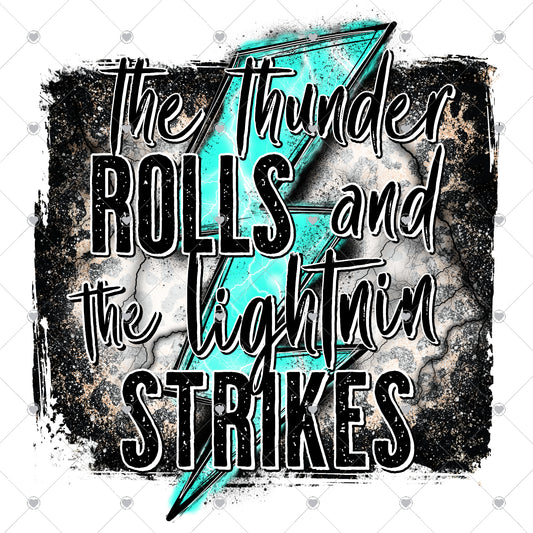 The Thunder Rolls 2 Ready To Press Sublimation and DTF Transfer