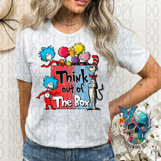 Think Outside of the Box Ready to Press Sublimation and DTF Transfer