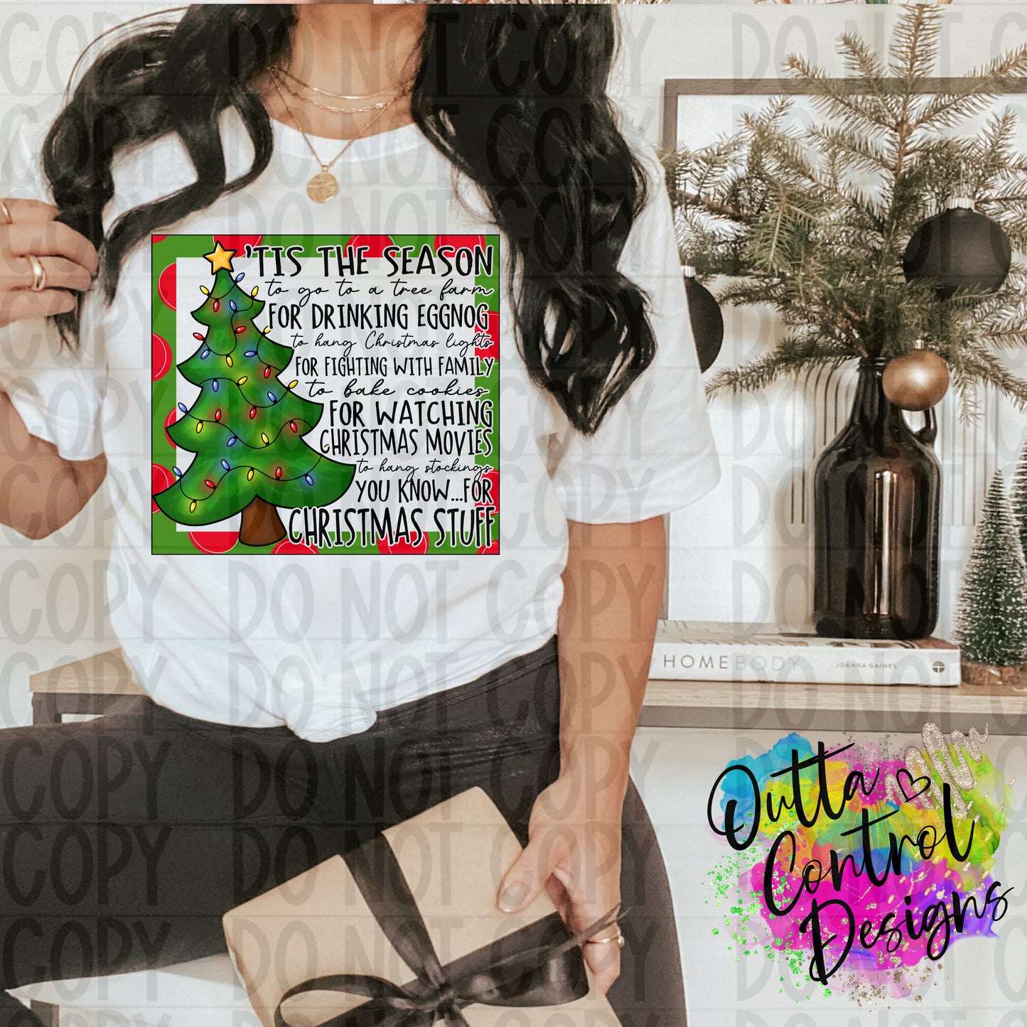 Tis The Season For Christmas Stuff Ready To Press Sublimation and DTF Transfer