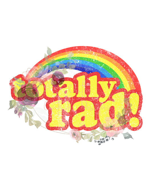 Totally Rad Ready To Press Sublimation Transfer