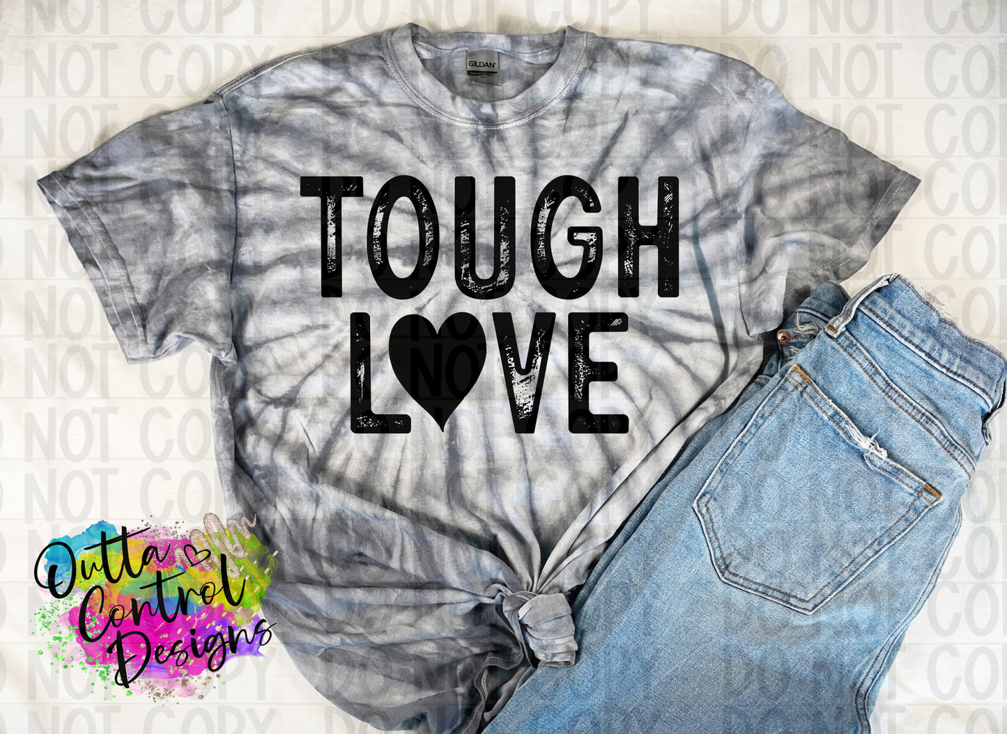 Tough Love Ready to Press Sublimation and DTF Transfer