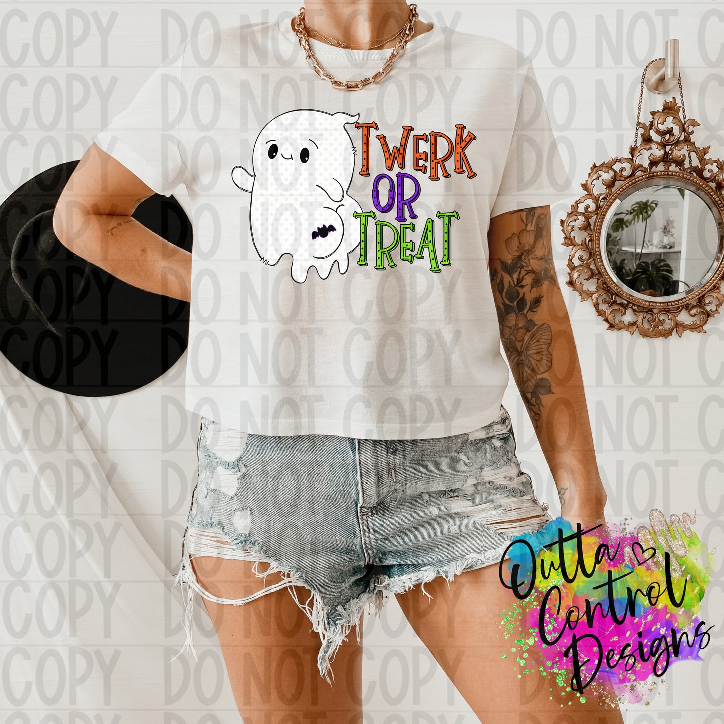 Twerk or Treat Ready To Press Sublimation and DTF Transfer