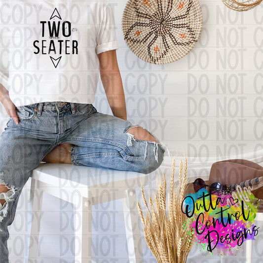 Two Seater Ready to Press Sublimation and DTF Transfer