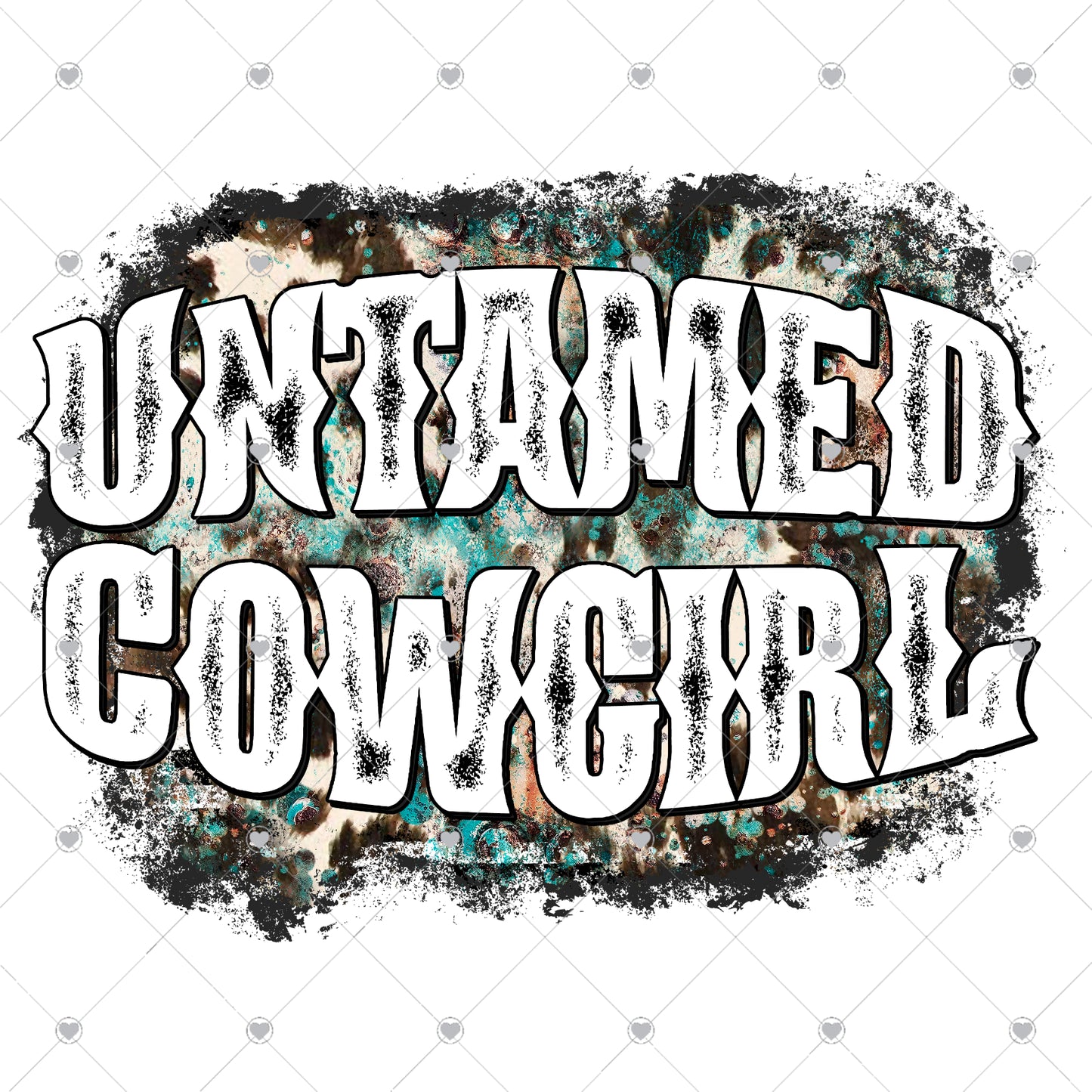 Untamed Cowgirl Ready To Press Sublimation and DTF Transfer