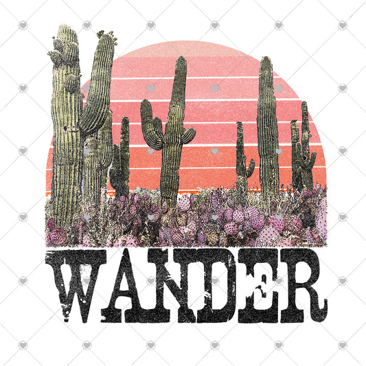 Wander Ready To Press Sublimation and DTF Transfer