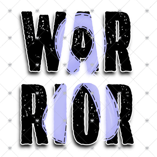 Warrior Black Light Purple Ready To Press Sublimation and DTF Transfer
