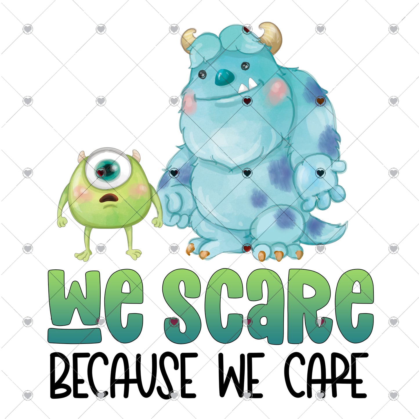 We scare Ready to Press Sublimation and DTF Transfer