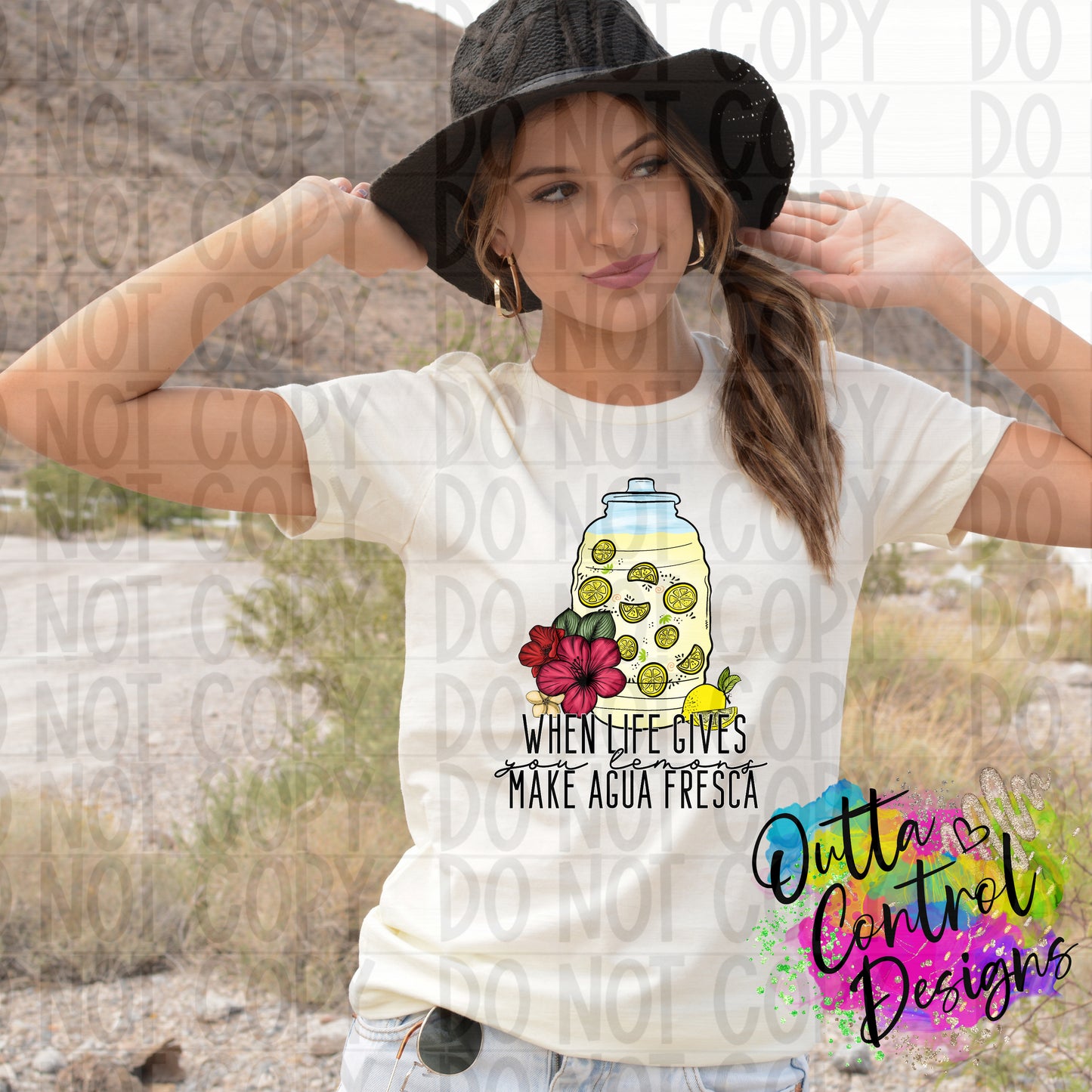 When Life Gives You Lemons | Agua Fresca Ready To Press Sublimation and DTF Transfer