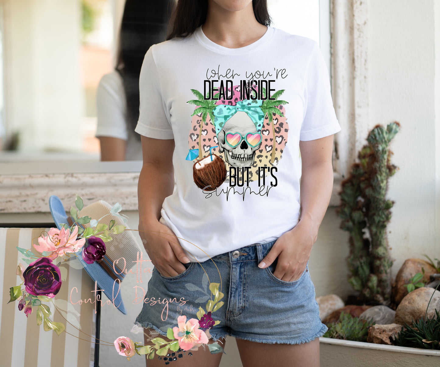 When You're Dead Inside But It's Summer Ready To Press Sublimation Transfer