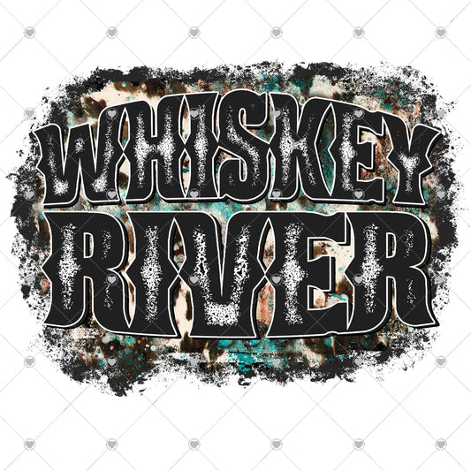 Whiskey River 2 Ready To Press Sublimation and DTF Transfer