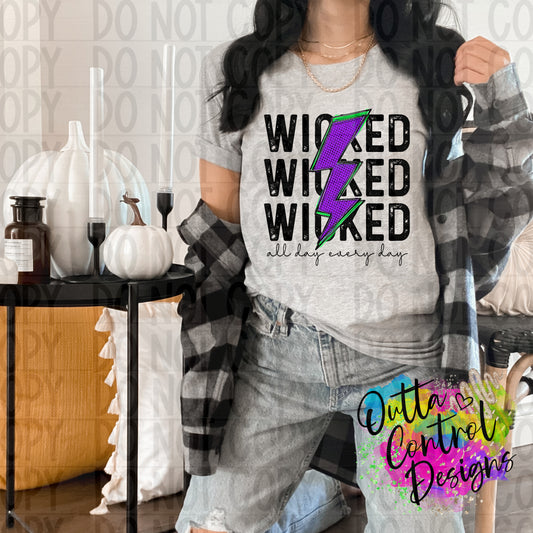 Wicked All Day Everyday Ready to Press Sublimation and DTF Transfer