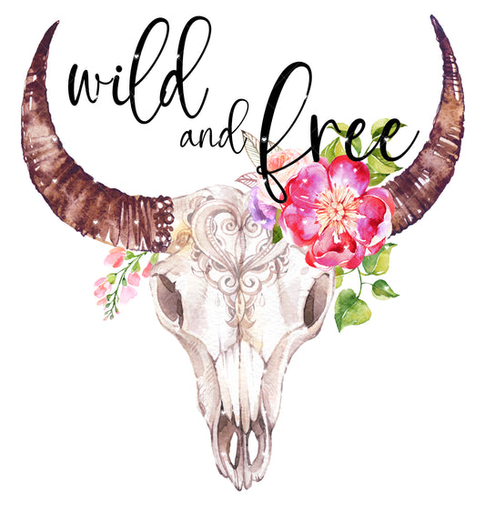 Wild and Free Ready To Press Sublimation Transfer