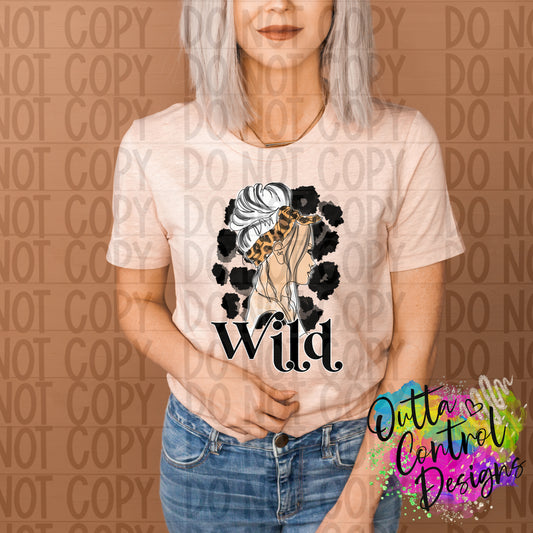 Wild Girl Ready to Press Sublimation and DTF Transfer
