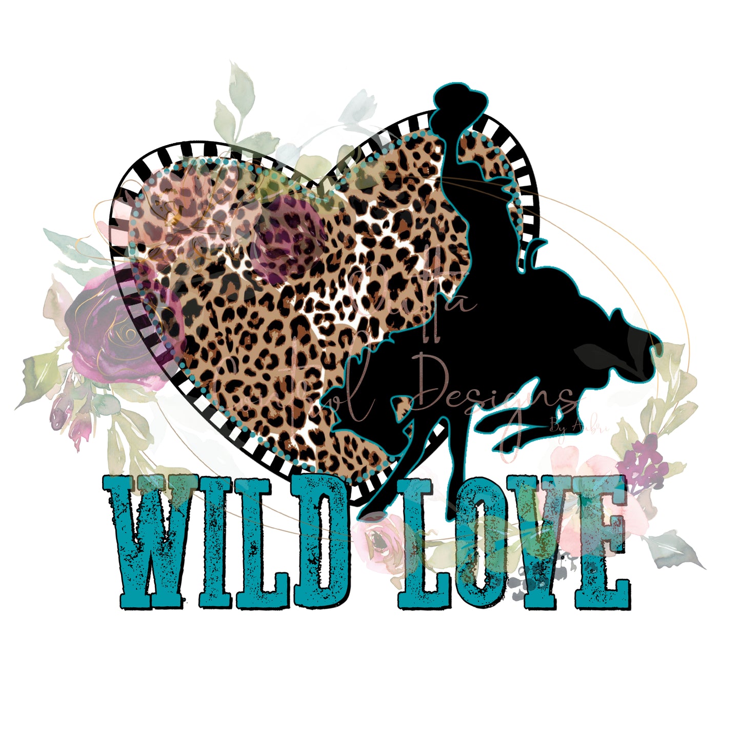 Wild Love Leopard Ready To Press Sublimation Transfer