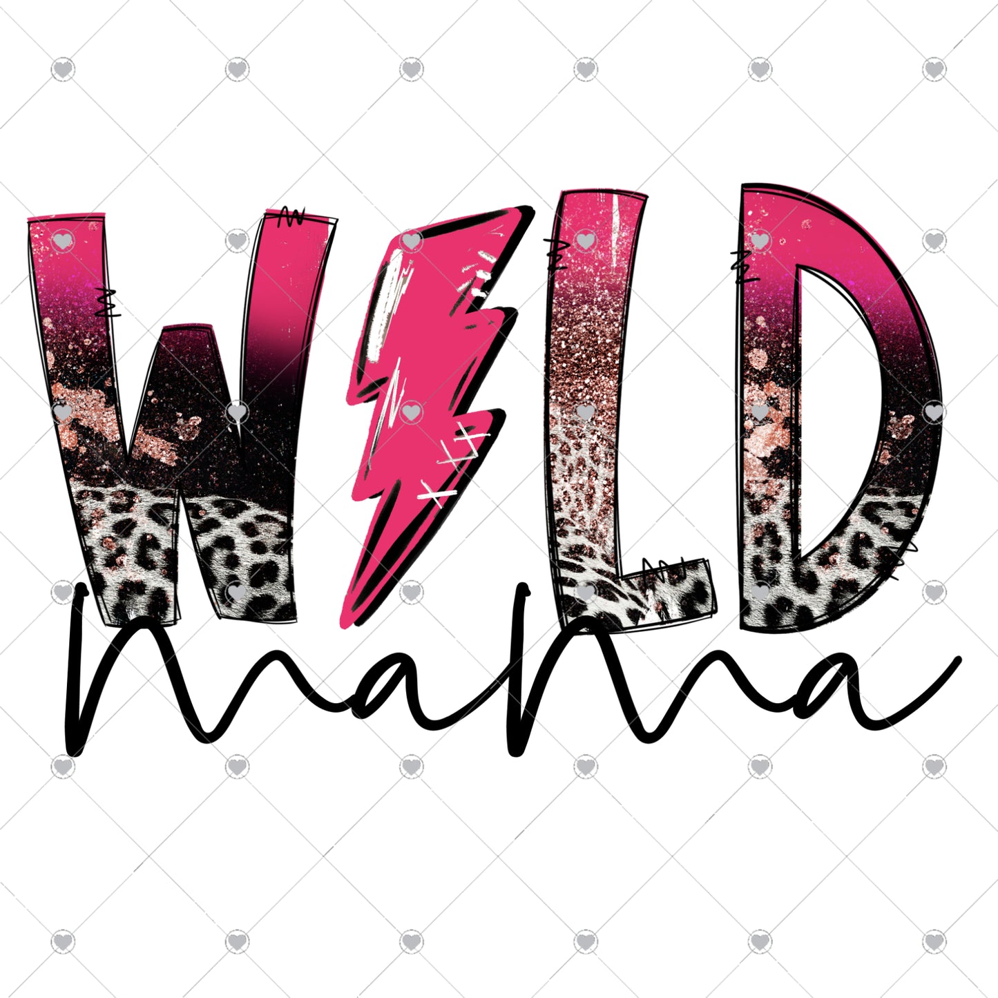 Wild Mama Ready To Press Sublimation and DTF Transfer
