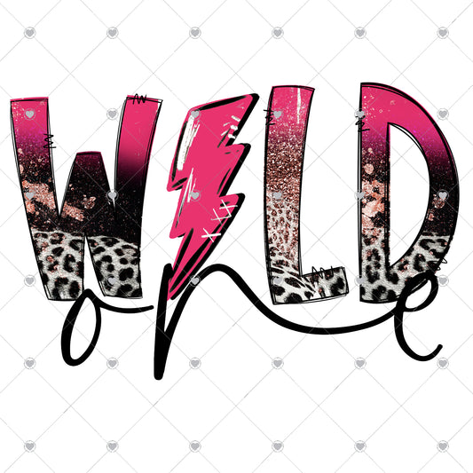 Wild One Ready To Press Sublimation and DTF Transfer