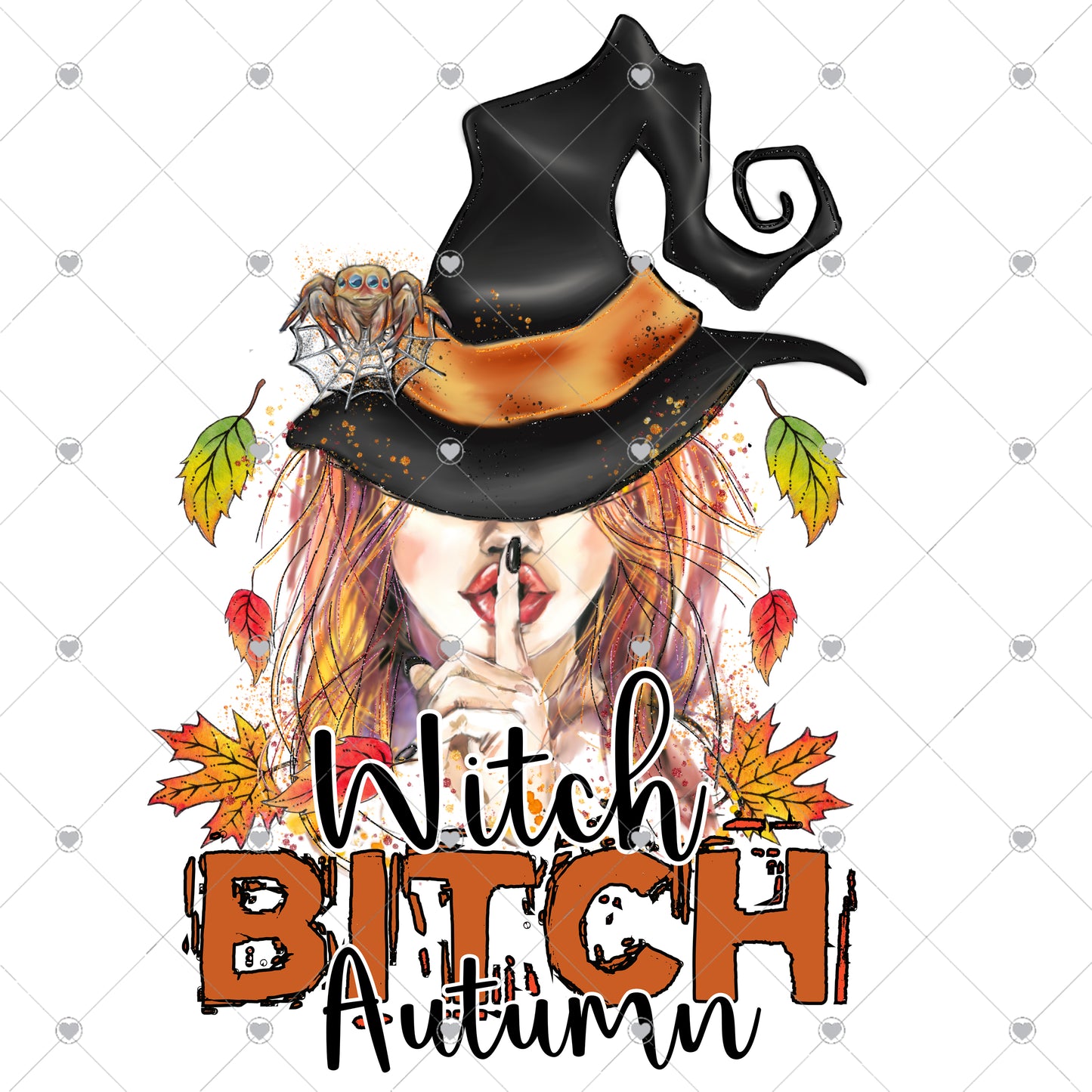 Witch Bitch Autumn Ready To Press Sublimation and DTF Transfer